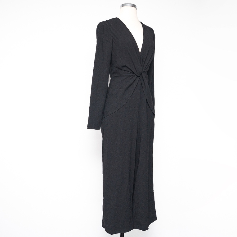 Self-Portrait.  Cropped‎ Cutout Crepe Jumpsuit. - Picture 9 of 16